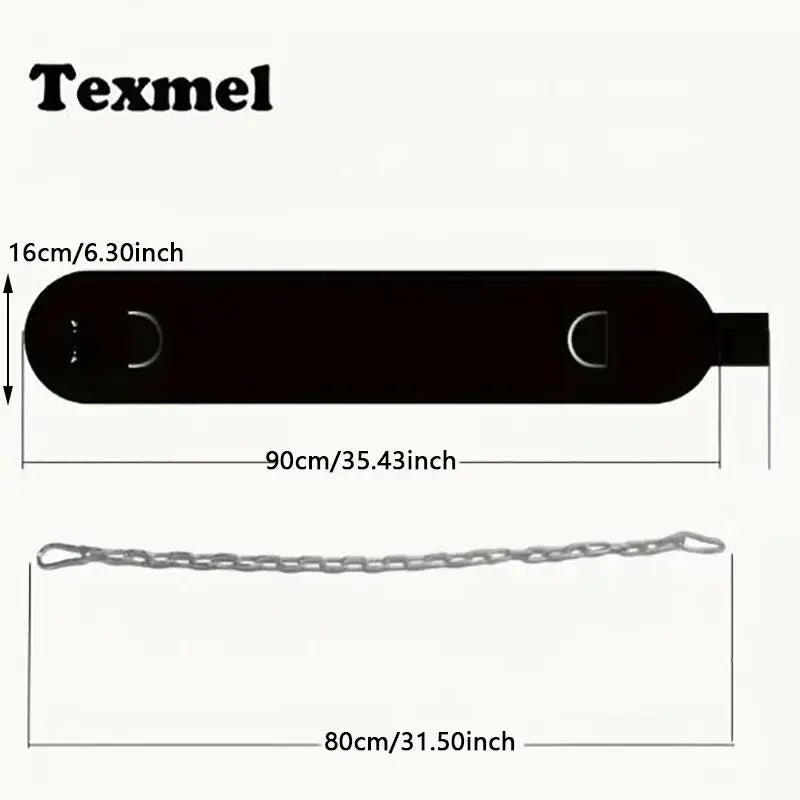 Pull up Weight Carrying Fitness Belt for Men, Squat Horizontal Bar, Waist Protection, Back Muscle Strength Training Belt