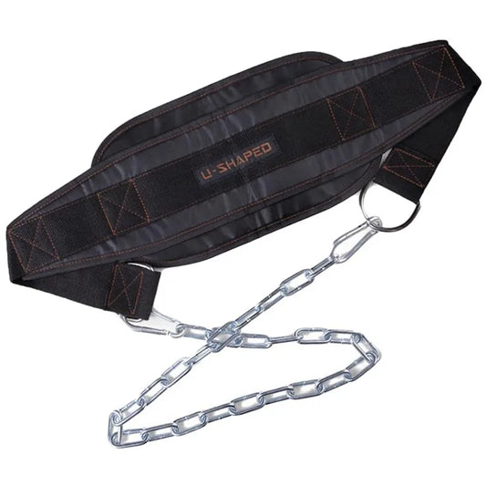 Pull up Weight Carrying Fitness Belt for Men, Squat Horizontal Bar, Waist Protection, Back Muscle Strength Training Belt